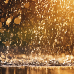Regn i modlys