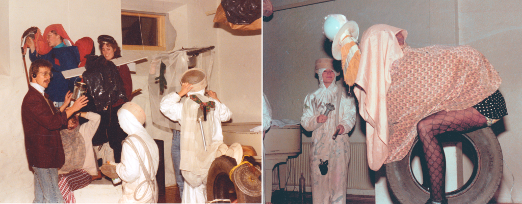 Holbæk Kunsthøjskole 1989: Kunstinstallation
