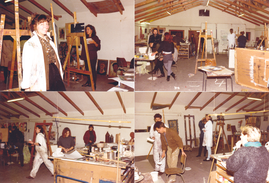 Holbæk Kunsthøjskole 1989: Malerværkstedet