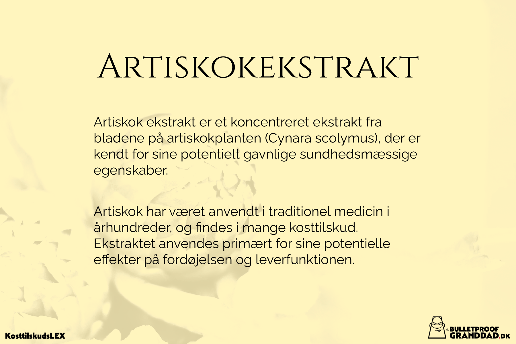 Artiskokekstrakt