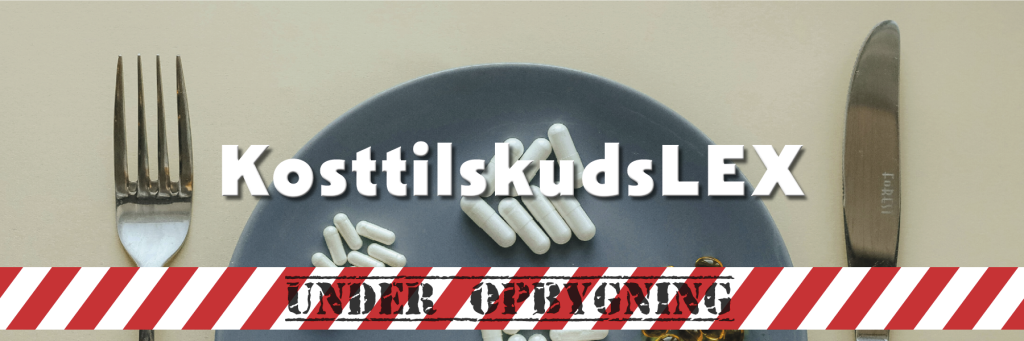 Banner: KosttilskudsLEX