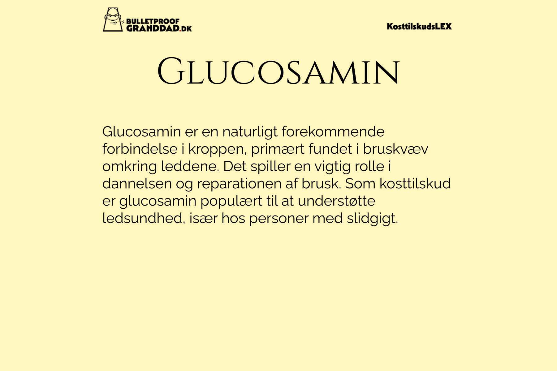 Glucosamin