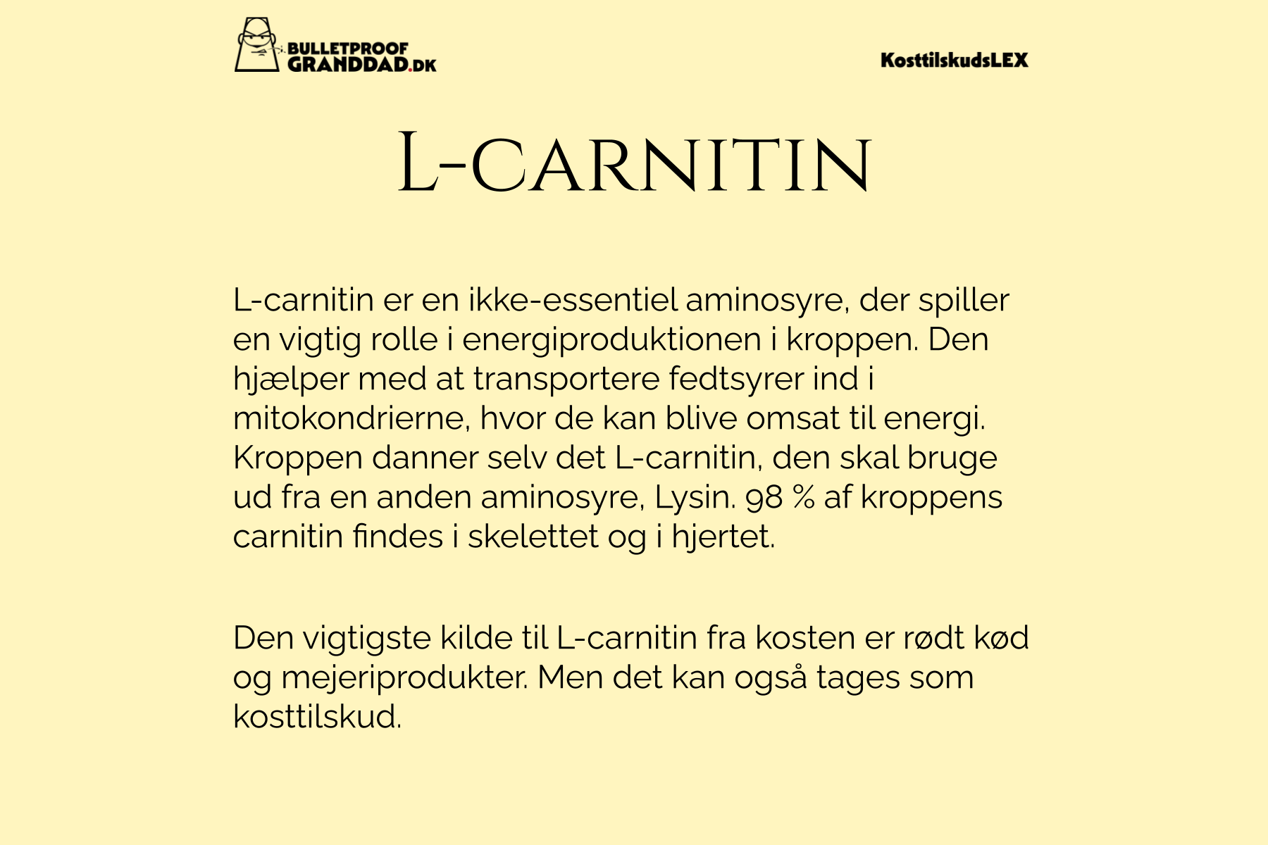 L-carnitin