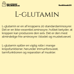 KosttilskudsLEX: L-glutamin
