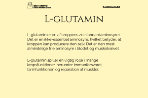 KosttilskudsLEX: L-glutamin