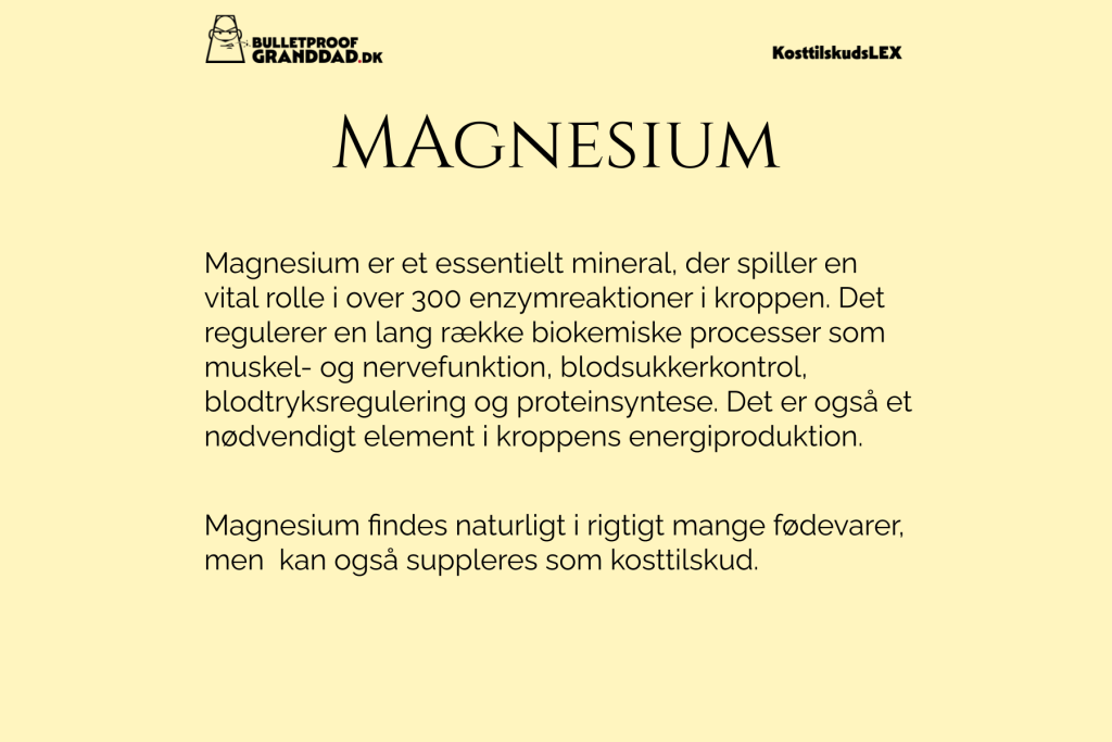 KosttilskudsLEX: Magnesium