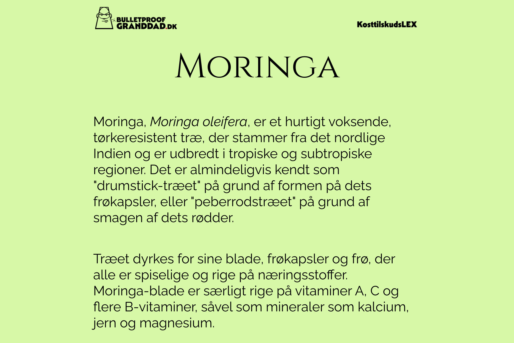 Moringa